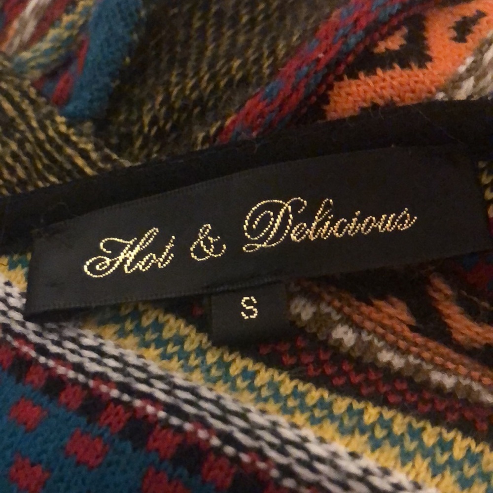 Multi Patterned Knit Hot & Delicious Dress - Picture 13 of 14